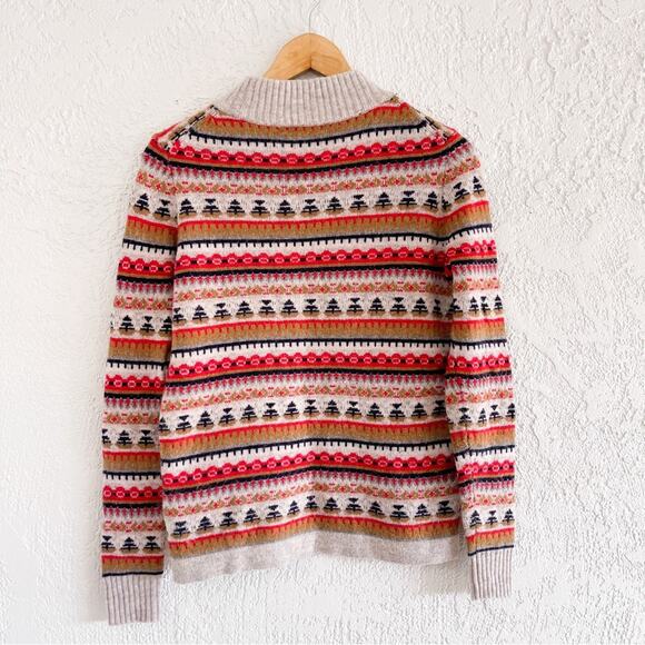 J. Crew | Fair Isle Lambswool Multicolor Sweater - Picture 3 of 7